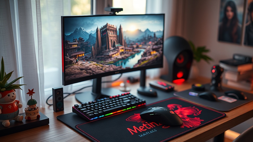 Metin2 Oyuncusu İçin Gaming Masa Dekorasyonu