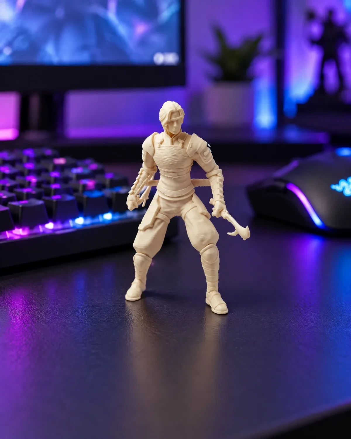 Metin2 Ninja Figür 10 cm 3D Baskı Oyun Figürü - GameNpc3d